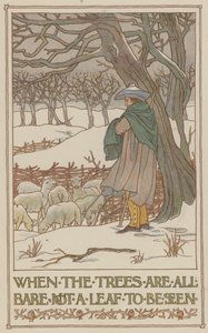 Quando gli alberi sono tutti spogli non si vede una foglia (litografia a colori) da Francis Donkin Bedford