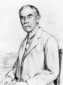 Ritratto di Alfred Edward Housman 1859-1936 da Francis Edgar Dodd