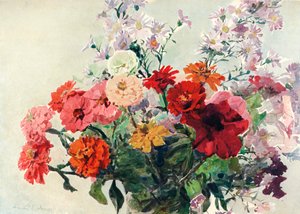 Un mazzo autunnale, c1869-1906, 1906 da Francis Edward James