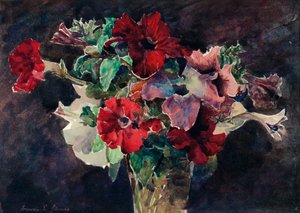Petunie, c1869-1906, 1906 da Francis Edward James