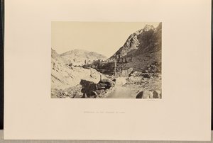 Avvicinamento al Convento del Sinai da Francis Frith