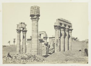Tempio di Cleopatra a Erment, vicino a Tebe da Francis Frith