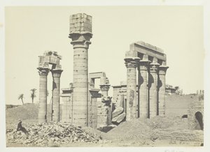 Tempio di Cleopatra a Erment, vicino a Tebe, 1857