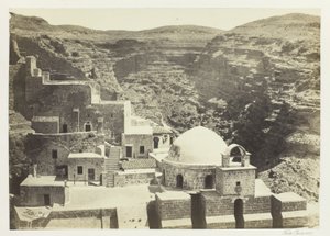 Convento di Mar-Saba, vicino a Gerusalemme da Francis Frith