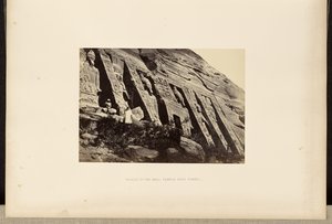 Facciata del Piccolo Tempio di Abou Simbel da Francis Frith