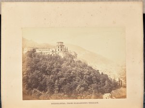 Heidelberg, dalla Terrazza di Elisabetta da Francis Frith