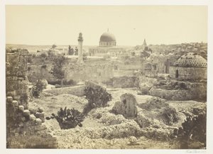 Gerusalemme dalle mura della città da Francis Frith