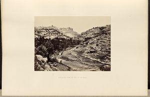 Gerusalemme, dal pozzo di En-Rogel da Francis Frith