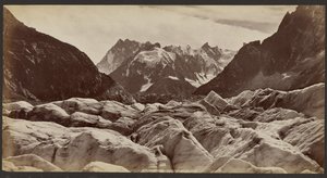 Mer de Glace, Monte Bianco da Francis Frith