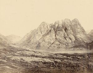 Monte Horeb, Sinai da Francis Frith