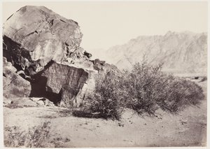 Petroglifi nel Vicino Oriente da Francis Frith