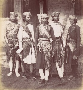 Rajpoots, 1870s da Francis Frith