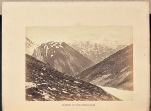 Vetta del Passo della Furca da Francis Frith