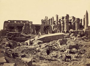 Tempio di El-Karnak, da sud-est da Francis Frith