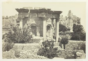 Il tempio circolare, Baalbec da Francis Frith