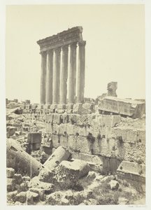 Le Grandi Colonne di Baalbek, 1857 da Francis Frith