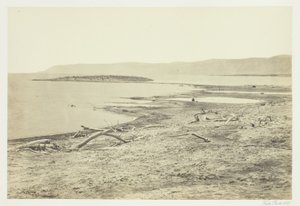 La riva nord del Mar Morto da Francis Frith