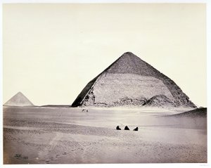 Le piramidi di Dahshoor, da sud-ovest da Francis Frith