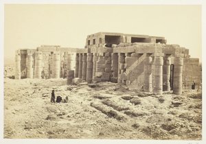 Il Rameseum, 1858-62 da Francis Frith