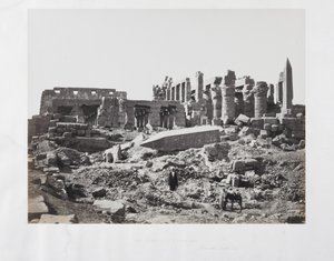 Il Tempio di El-Karnak, da sud-est da Francis Frith