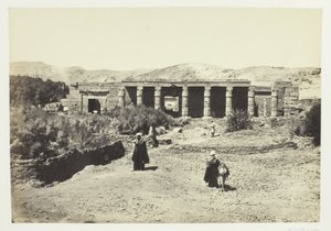 Il Tempio di Goorneh, Tebe da Francis Frith