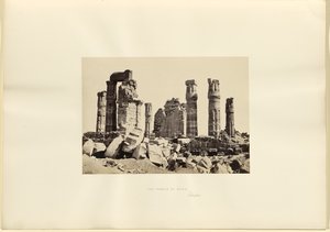Il Tempio di Soleb, Etiopia da Francis Frith