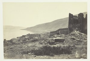 La Città e il Lago di Tiberiade, dal Nord, 1857 da Francis Frith