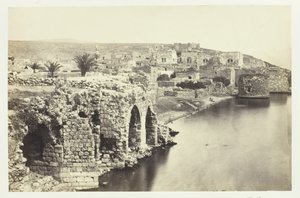 La città e il lago di Tiberiade, dal sud