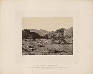 Il deserto del peccato (Wady Shellal) da Francis Frith