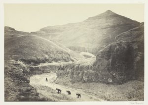 Valle della Tomba dei Re, Tebe da Francis Frith