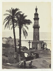 Veduta di Girgeh, Alto Egitto da Francis Frith