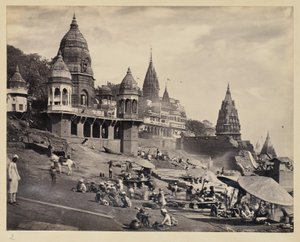 [Riva del Gange e Manikarnika Ghat]