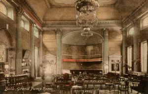 Grand Pump Room, Bath, Somerset, fine XIX o inizio XX secolo da Frith and Co