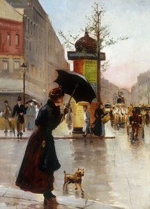 Scena di strada a Parigi