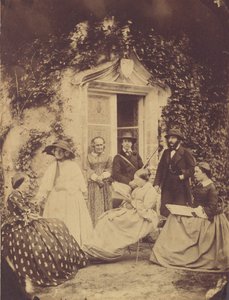 Gruppo Familiare Claudet, Chateau de la Roche, Amboise da Francis George Claudet