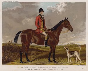 Mr Charles Davis, cacciatore dei Royal Buckhounds da Francis Grant