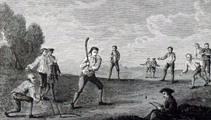 Cricket, dal dipinto di Francis Hayman (1708-1776). da Francis Hayman