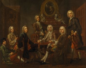 Ritratto di un gruppo di gentiluomini, con l