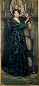 La signora del garofano, c.1919 da Francis Henry Newbery