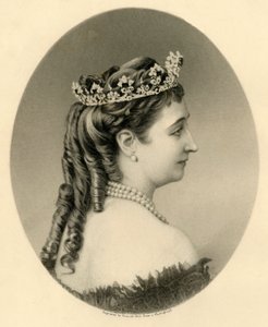 Eugenia, imperatrice reggente di Francia, c. 1872 da Francis Holl