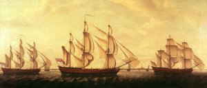 Tre navi della Baia di Hudson nel Tamigi