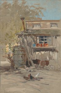 Cortile della fattoria da Francis Hopkinson Smith