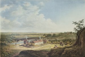 Una vista di Hampstead Heath verso Londra, 1804 da Francis James Sarjent