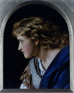 Testa di una Ragazza da Francis John Wyburd