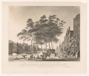 Veduta del Prinsengracht e della Westerkerk ad Amsterdam da Francis Jukes