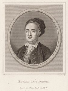 Edward Cave, stampatore, nato nel 1891, morto nel 1754 da Francis Kyte