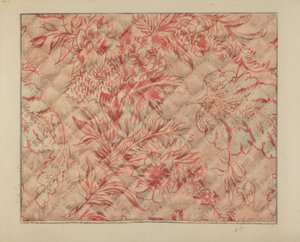Dettaglio della coperta per neonati, c. 1937 da Francis Law Durand