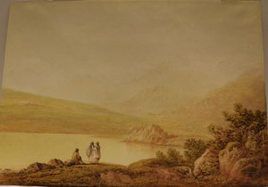 Snowdon da Capel Curig, data sconosciuta da Francis Nicholson