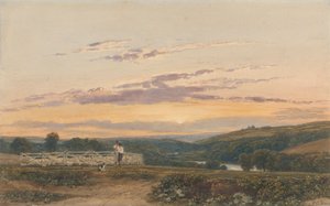 Il pastore - sera da Francis Oliver Finch
