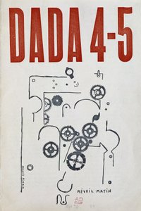Seconda di copertina di "Dada 4-5" di Picabia (1879-1953), raccolta letteraria e artistica, luglio 1917.